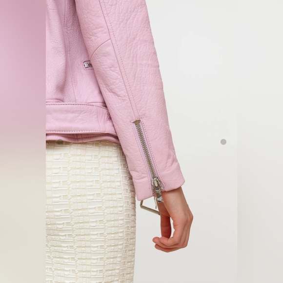 Elizabeth and James pink leather jacket - Picture 6 of 6